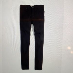 Madewell 9 inch high rise skinny in black